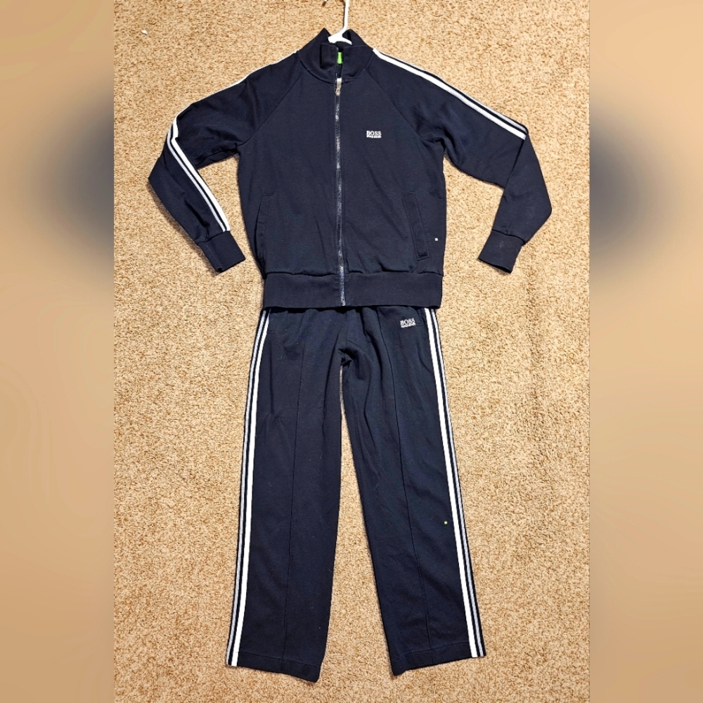 HUGO BOSS Track Suit (Zip Jacket & Pants) Size Small